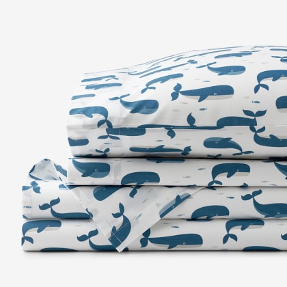 Company Kids™ Whale School Organic Cotton Percale Sheet Set