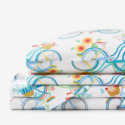 Company Cotton™ Bicycle Ride Percale Sheet Set