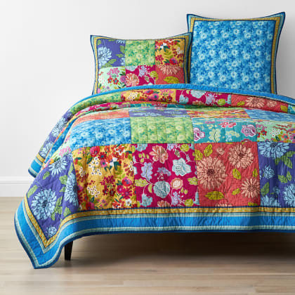 Joyful Bloom Handcrafted Quilt