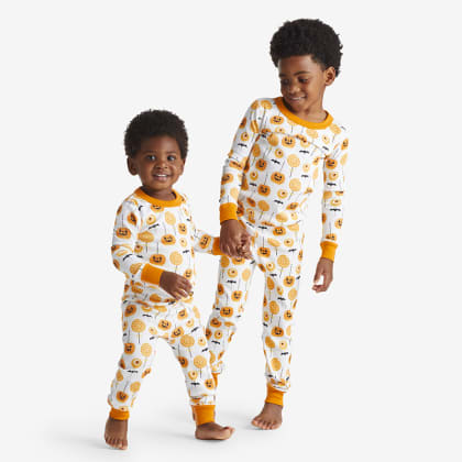 Company Organic Cotton™ Matching Family Pajamas - Kids’ Pajama Set - Pumpkin