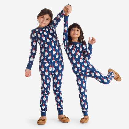 Company Organic Cotton™ Matching Family Pajamas - Kids’ Pajama Set - Santa