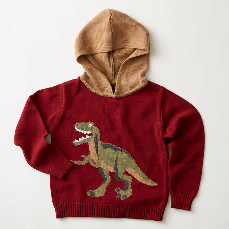 dinosaur with a hood