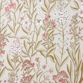 Mini Floral Taupe
