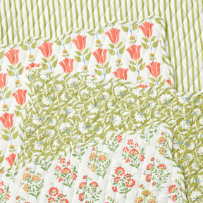 Coral & Green