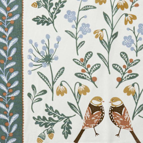 Floral Berry & Bird