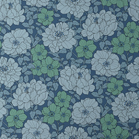 Large Blooms Blue