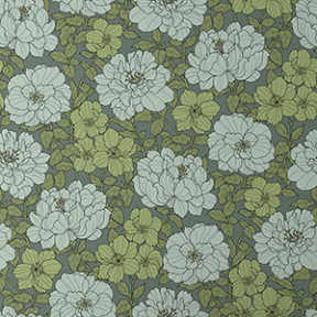 Large Blooms Green