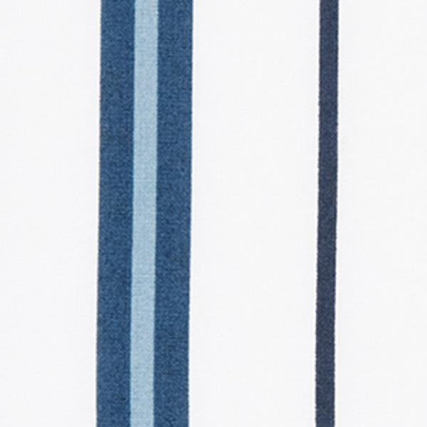 Vertical Stripes Classic Cool Organic Cotton Percale Bed Sheet Set,