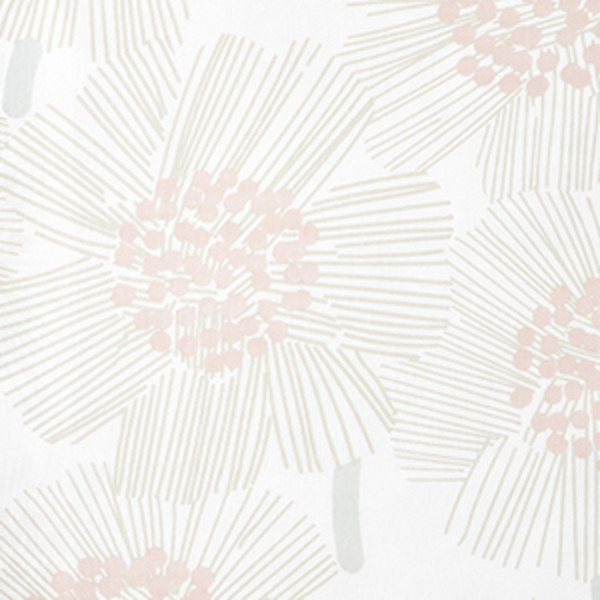 Flower Burst Classic Cool Organic Cotton Percale Sham - Pink, Standard,