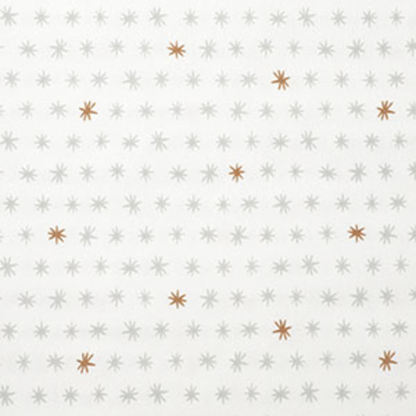 Ditsy Star Classic Cool Organic Cotton Percale Toddler Sham,Ditsy Star Gray