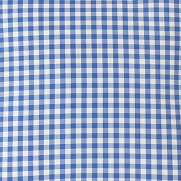 Gingham Classic Cool Yarn-Dyed Percale Sham - Blue, King,Blue