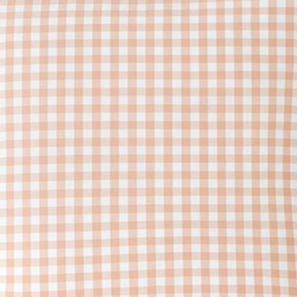 Gingham Classic Cool Yarn-Dyed Percale Sham - Mango, Standard,Mango