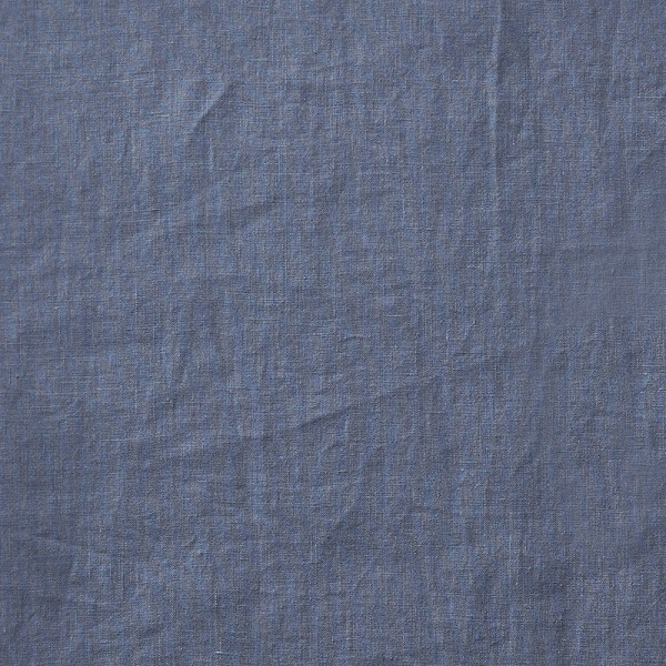 Premium Breathable Washed Linen Solid Duvet Cover - Denim Blue, Twin/Twin XL,Denim Blue