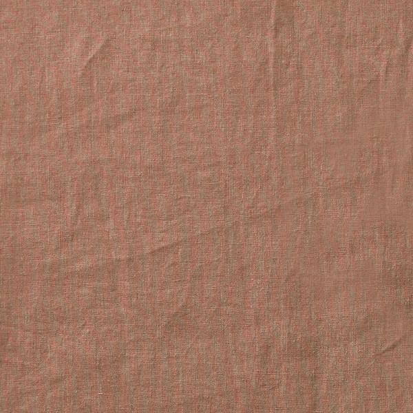 Premium Breathable Washed Linen Solid Pillowcase Set - Terracotta, Standard,Terracotta