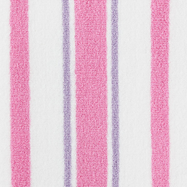 Star Cotton Bath Towel - Pink Stripes,Pink Stripes