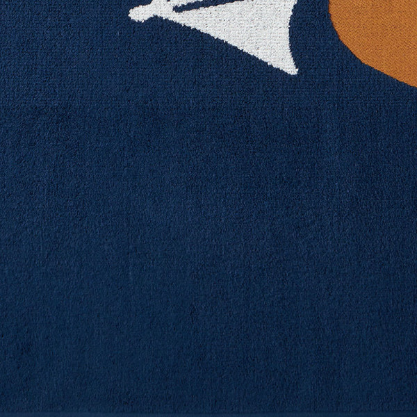 Cotton Terry Beach Towel,Pug
