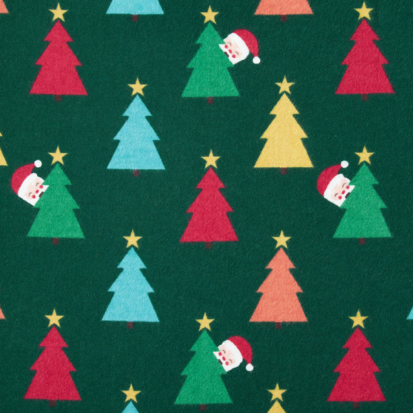 Family Flannel Kid's Classic Pajama Set - Peekaboo Santa, 14/16,Peek-A-Boo Santa