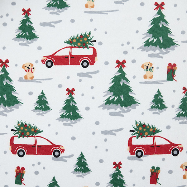 Flannel Holiday Gift Bag - Holiday Haul, S,Holiday Haul