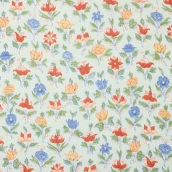 Printed Voile Women's Cropped Pajama Set,