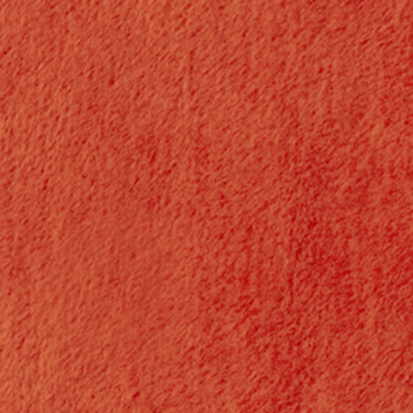 Cotton Fleece Blanket Throw - Persimmon,Persimmon