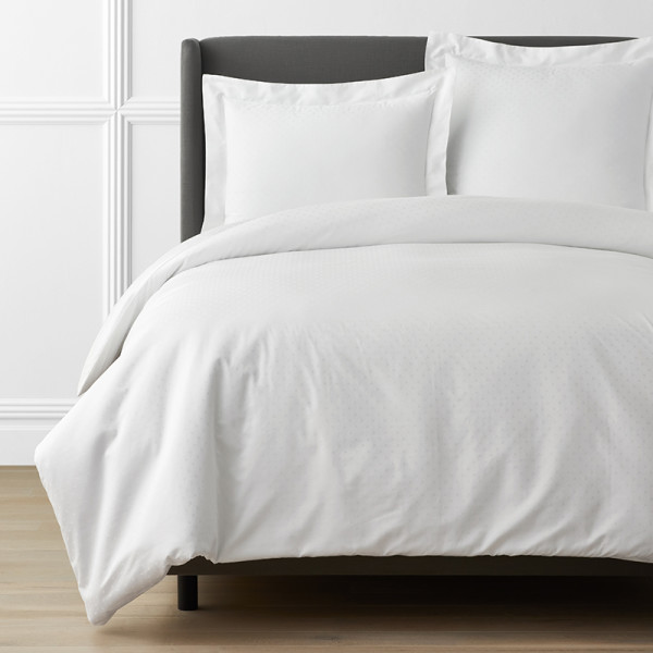 Dot Premium Smooth Supima® Cotton Sateen Duvet Cover,