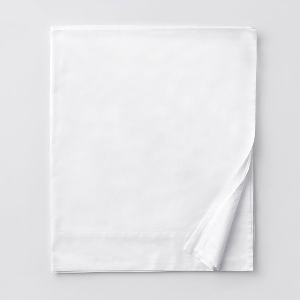 Premium Smooth Supima® Cotton Sateen Flat Bed Sheet,