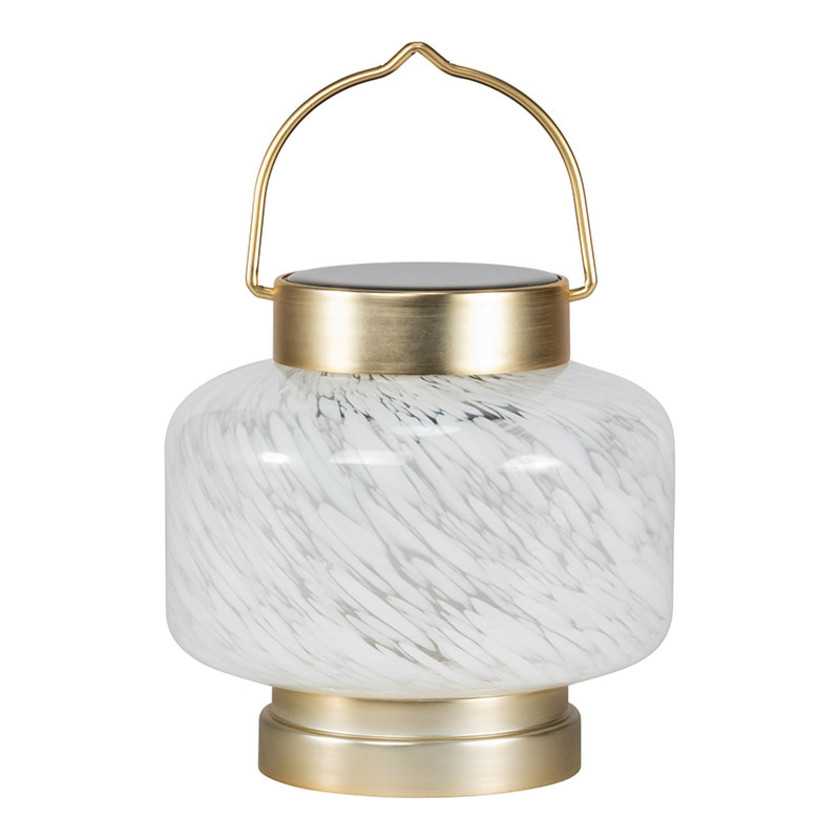 Boaters Glass Solar Outdoor Lantern