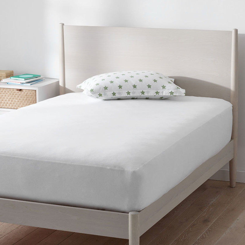 Classic Easy-Care Jersey Waterproof Mattress Pad - Twin,White