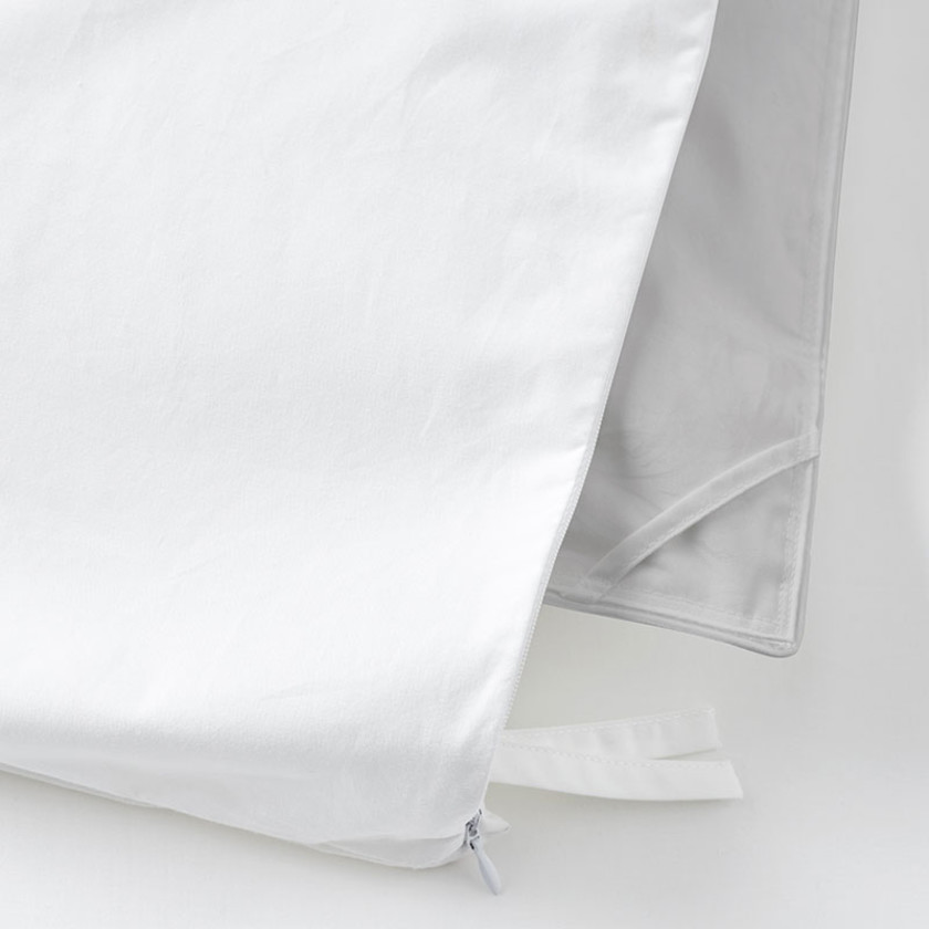 Comforter Protector - White, Twin,White