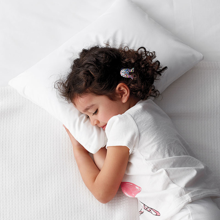 Down Alternative Toddler Pillow - White,White