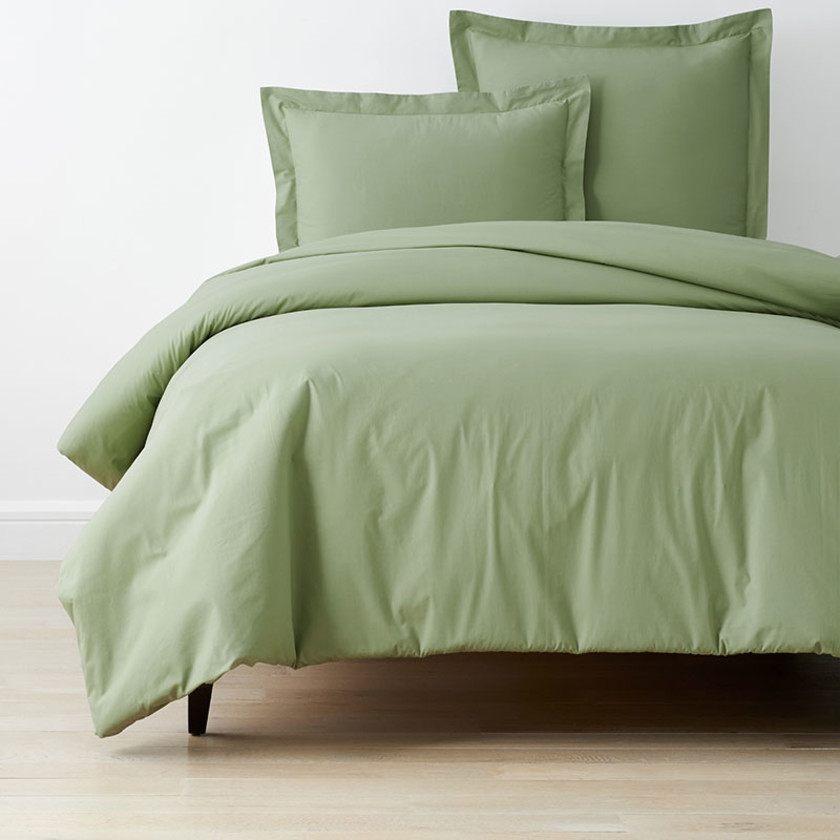 Classic Cool Organic Cotton Percale Solid Duvet Cover