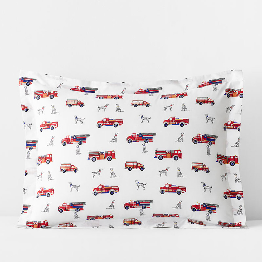 Fireman's Best Friend Classic Cool Organic Cotton Percale Sham