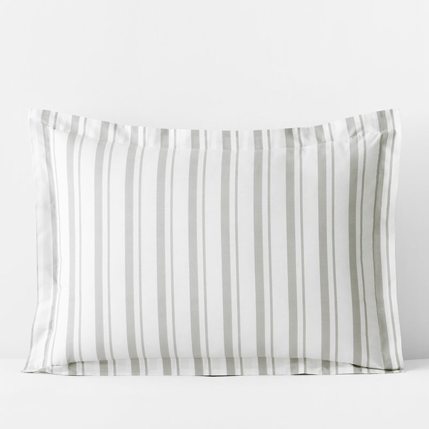 Stripe Classic Cool Organic Cotton Percale Sham