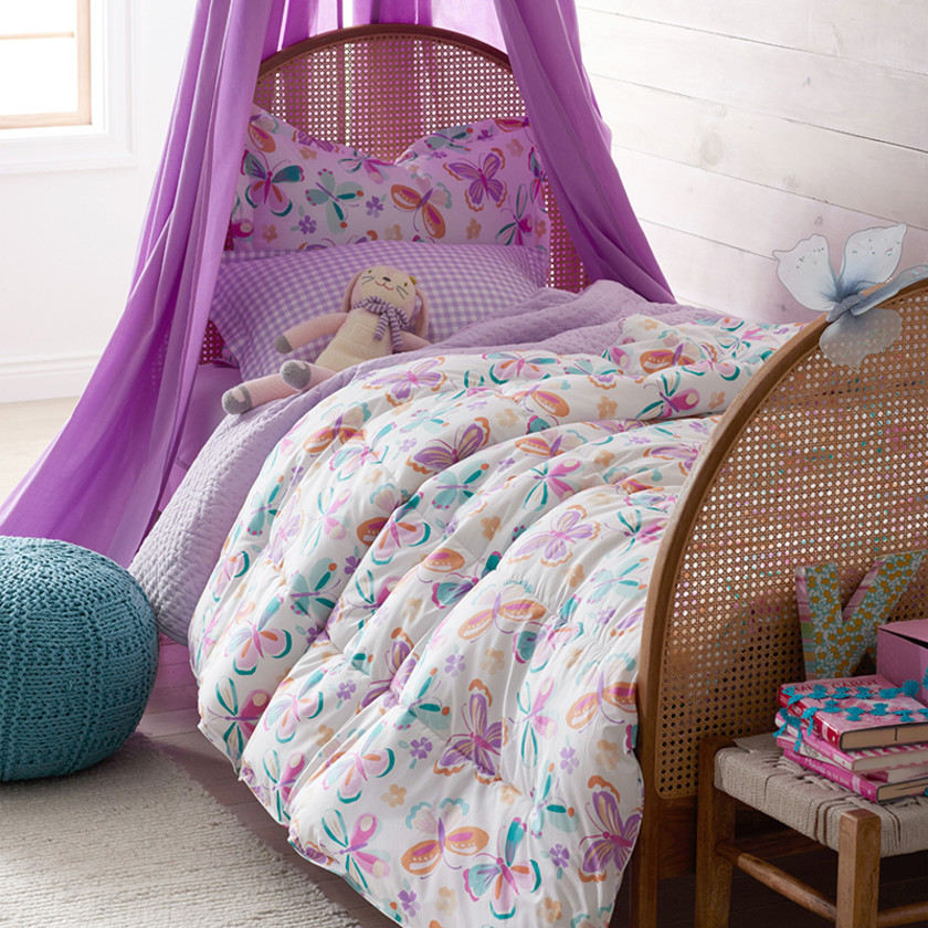 Butterflies Classic Cool Organic Cotton Percale Sham - Multi, Standard,Multi