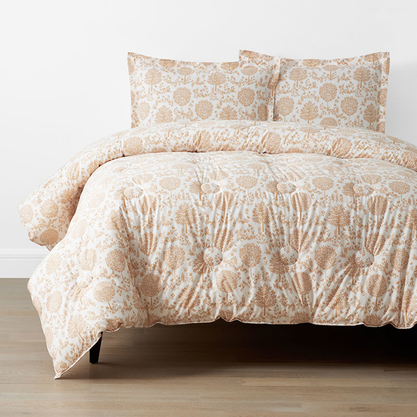 Wild Grove Classic Cool Organic Cotton Percale Comforter Set