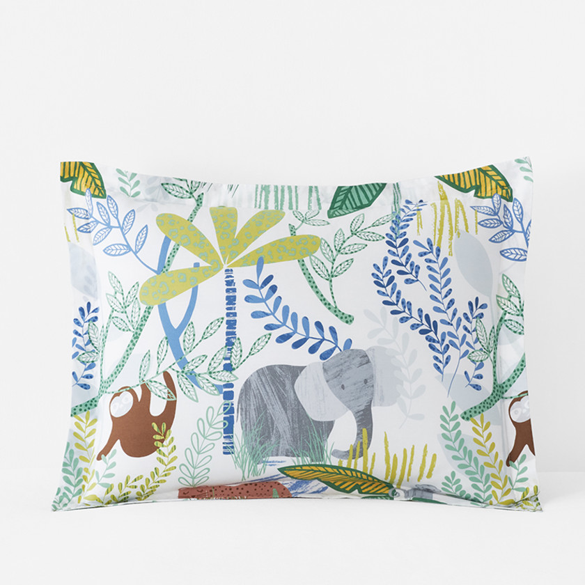 Jungle Classic Cool Organic Cotton Percale Sham