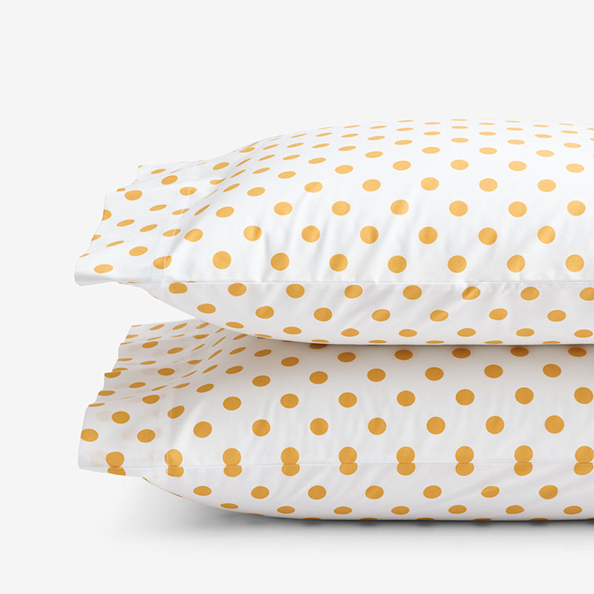 Dot Classic Cool Organic Cotton Percale Pillowcase Set