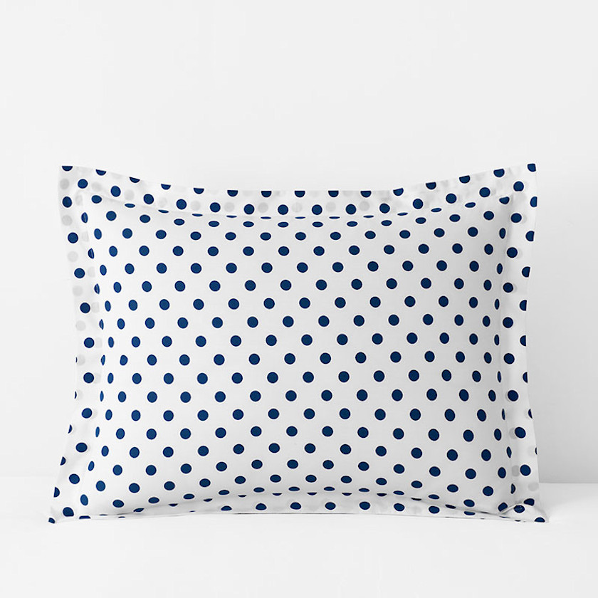 Dot Classic Cool Organic Cotton Percale Sham