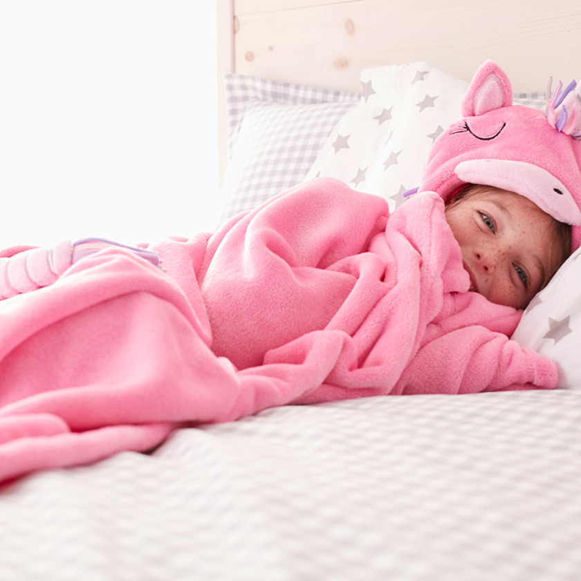 Plush Character Throw - Unicorn,Unicorn
