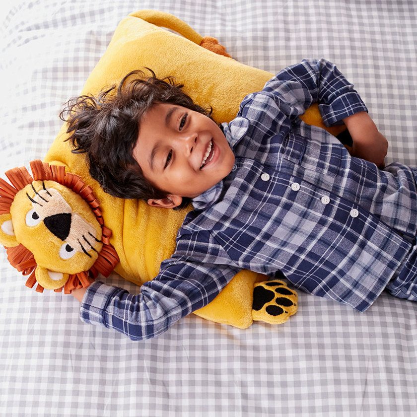 Plush Character Pillow - Lion, 18 in. x 18 in.,Lion