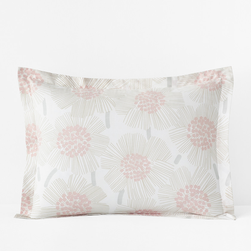 Flower Burst Classic Cool Organic Cotton Percale Sham