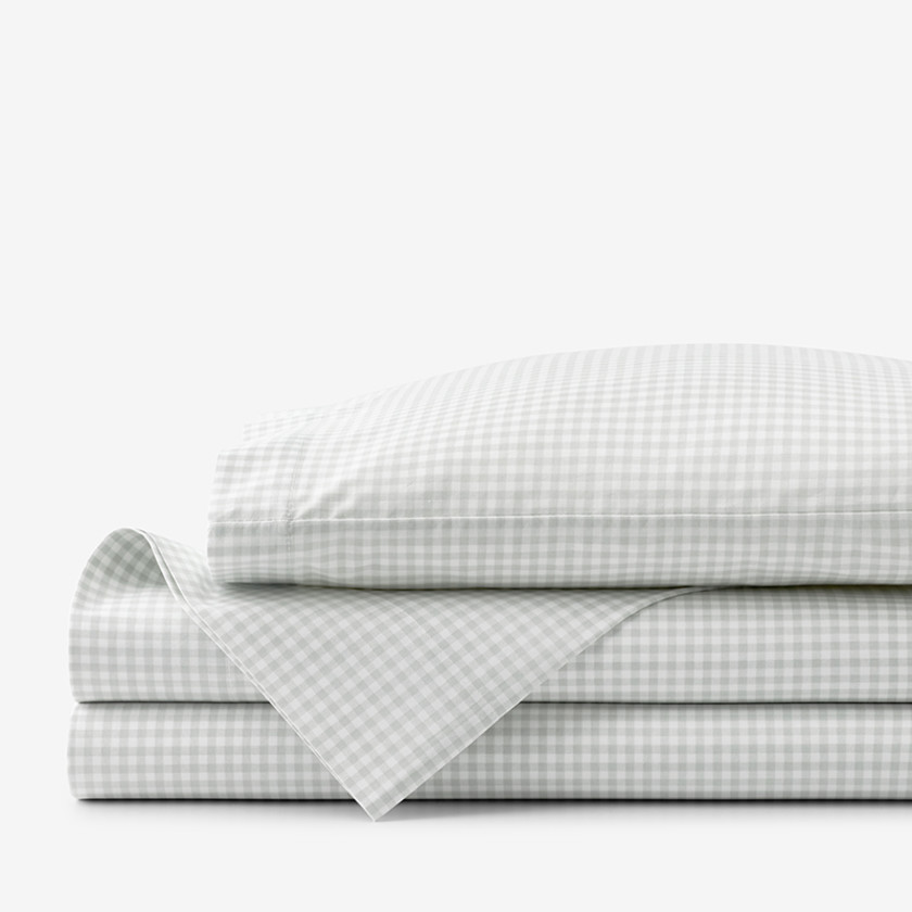 Company Kids Ditsy Gingham Organic Toddler Sheet Set The Company Store