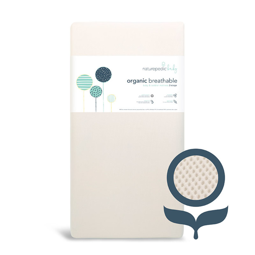 Breathable Organic 2-Stage Crib Mattress