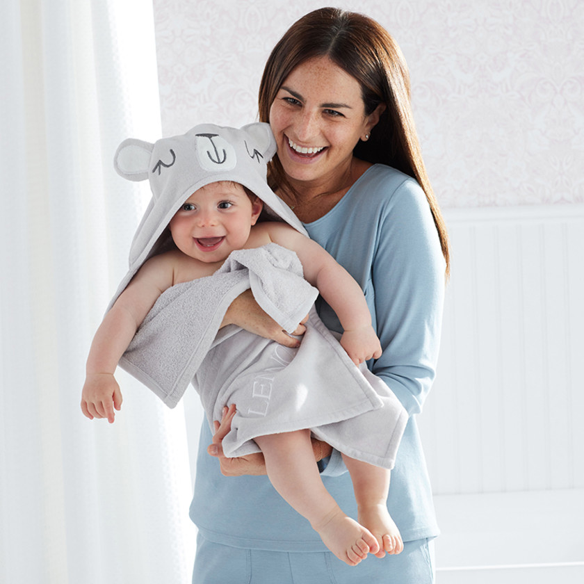 Baby Character Hooded Towel - Bear,Bear