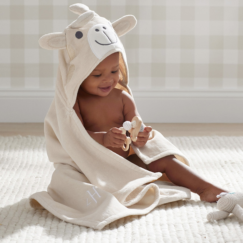 Baby Character Hooded Towel