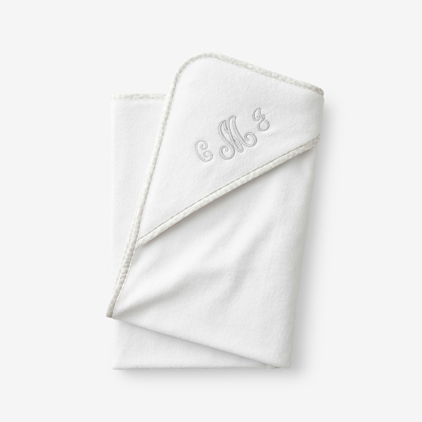 Baby Hooded Towel - Dots Gray,Dots Gray