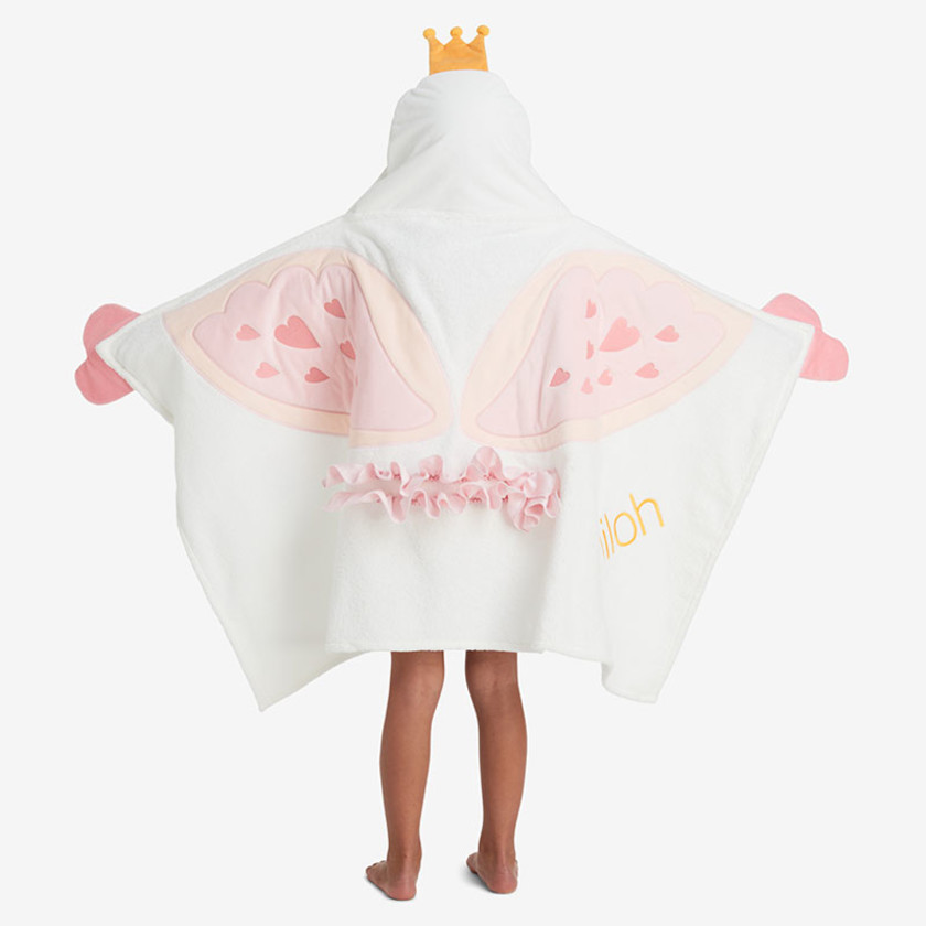 Hooded Towel - Swan Princess