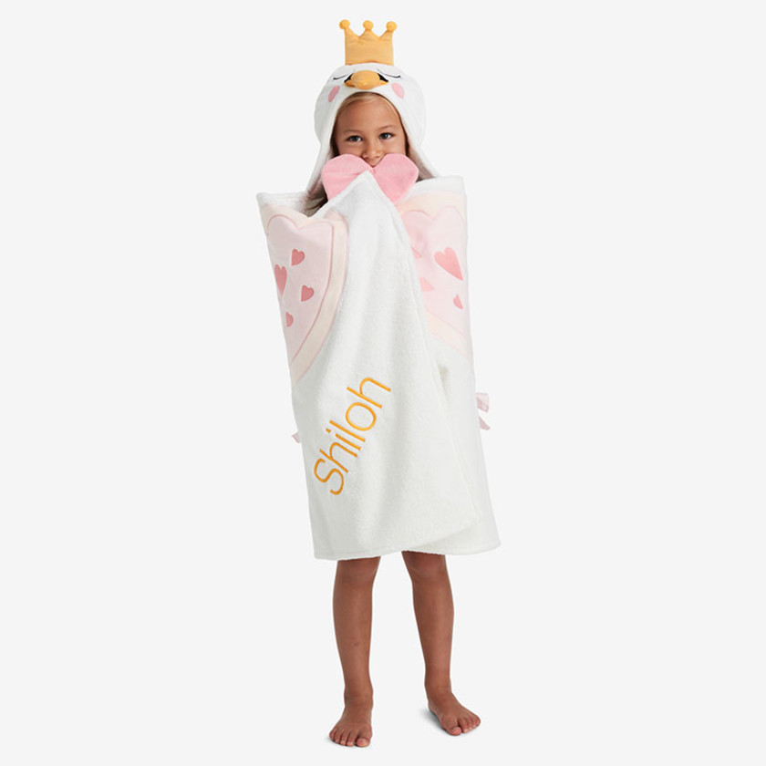 Kids' Cotton Terry Hooded Towel | The Company Store