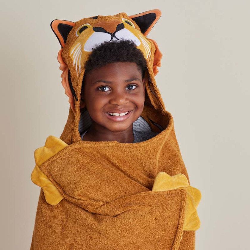 Hooded Towel,Roaring Tiger