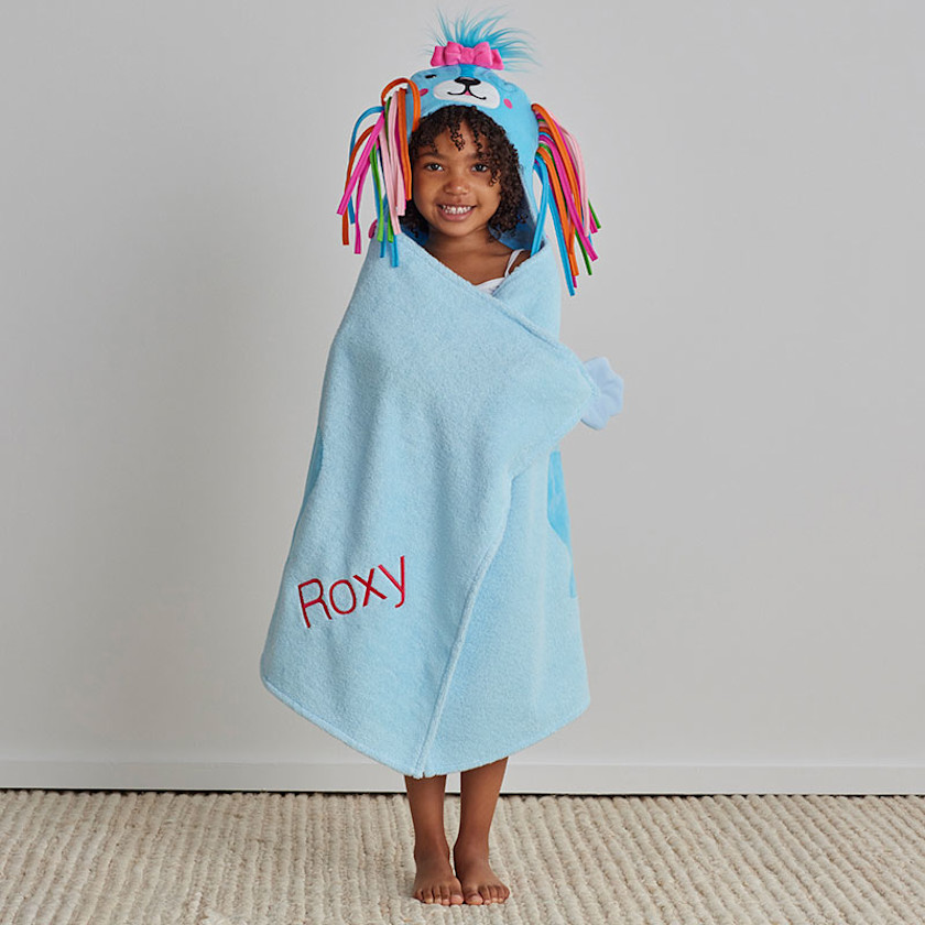 Kids Cotton Terry Hooded Towel - Alligator | The Company Store